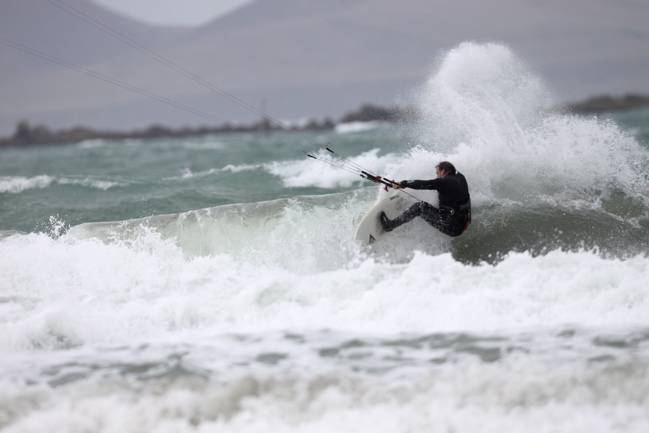 kitesurfing, lyall bay, welllington NZ