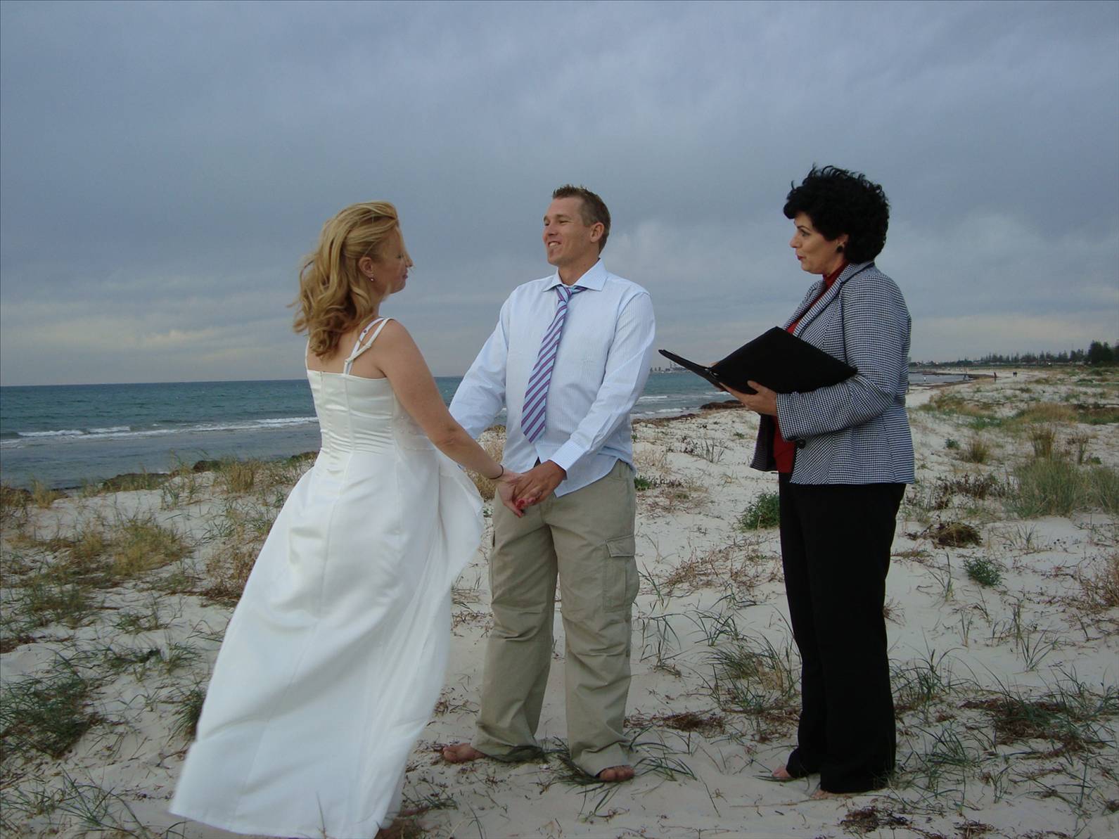 Beach nuptuals
