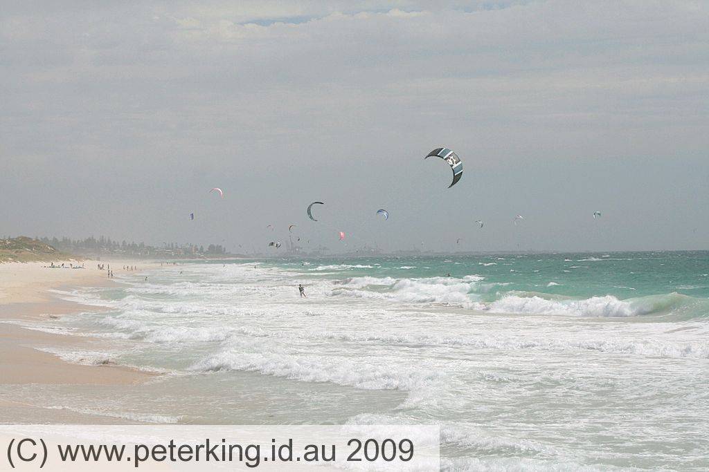 Approaching City Beach.