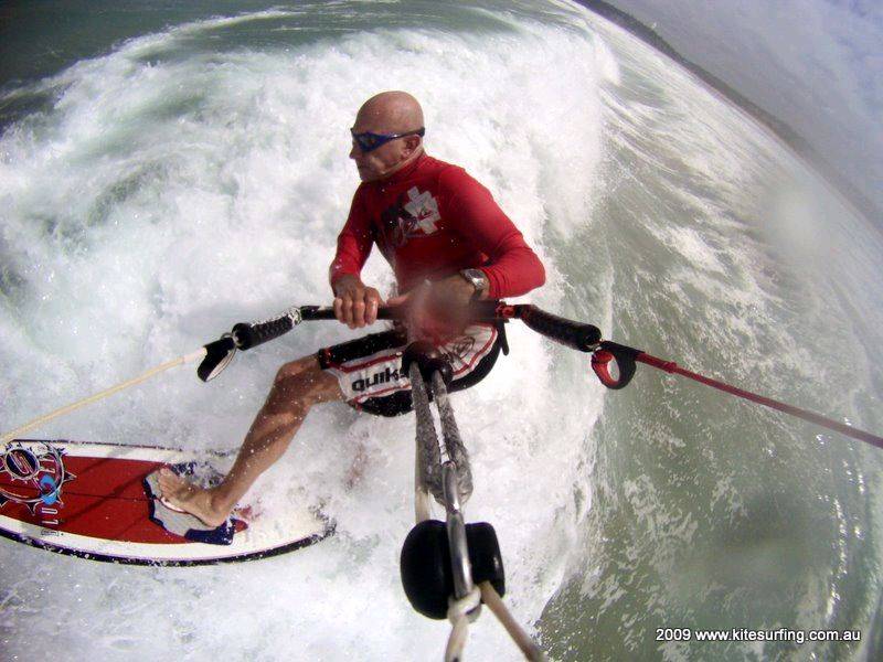 Getting past breaking waves