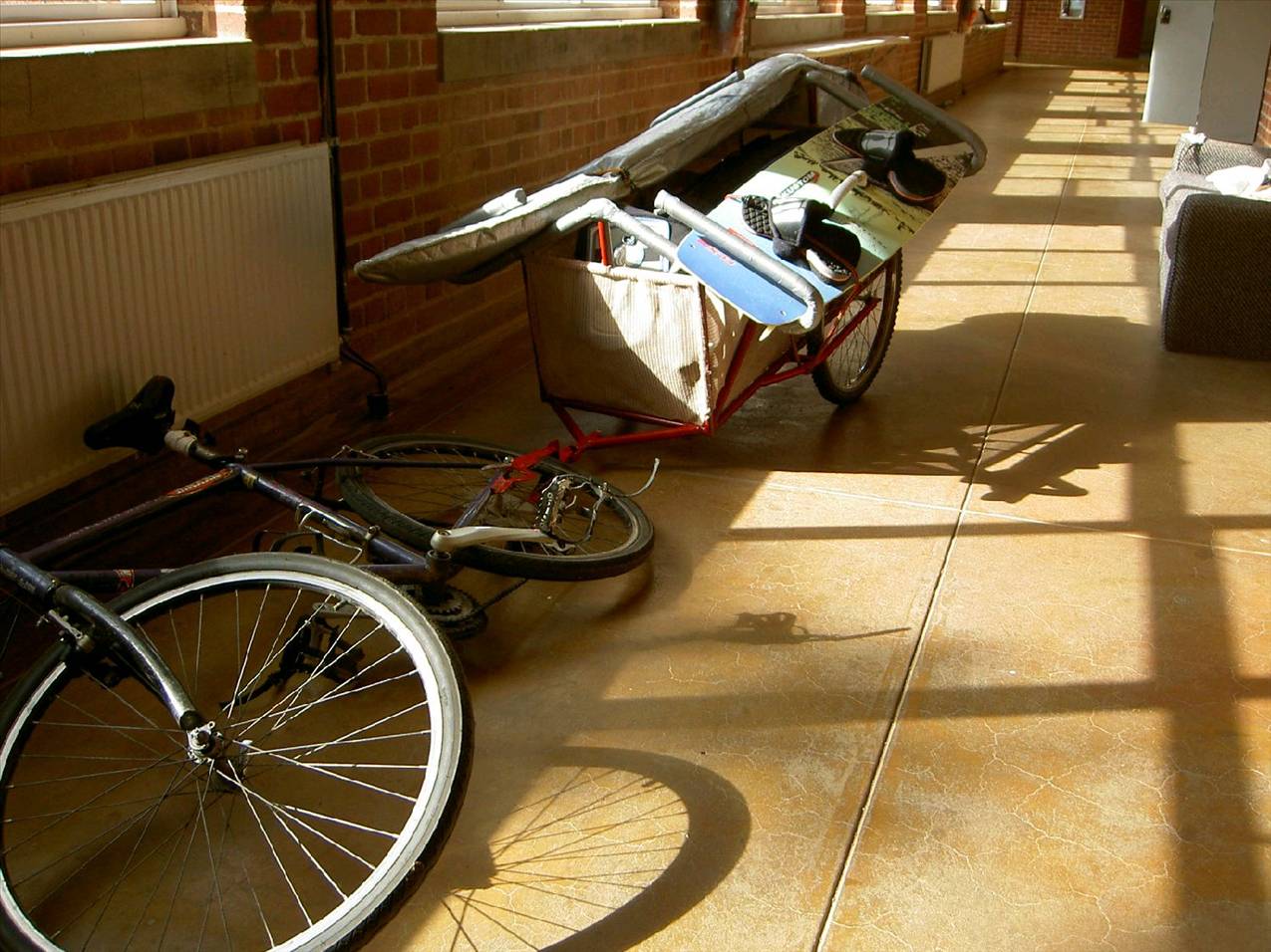 Push bike (kiting) trailer