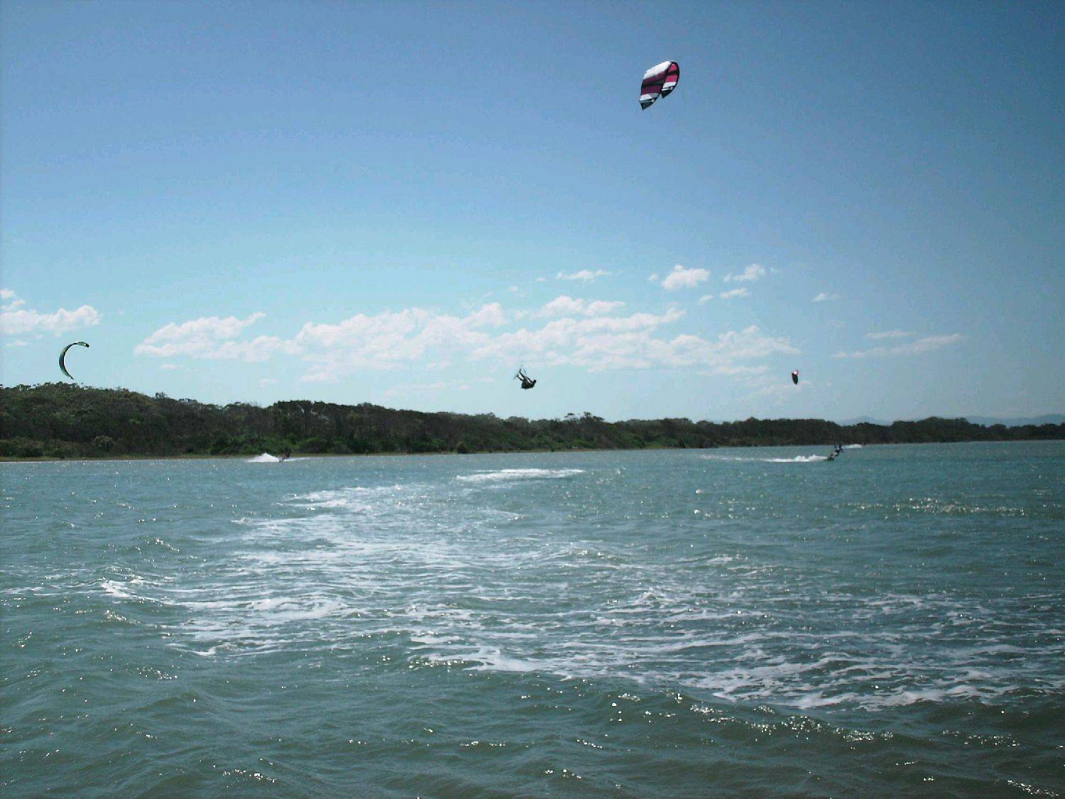 In the air