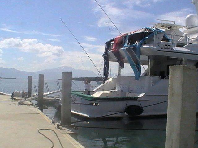 drying some kites, fiji style