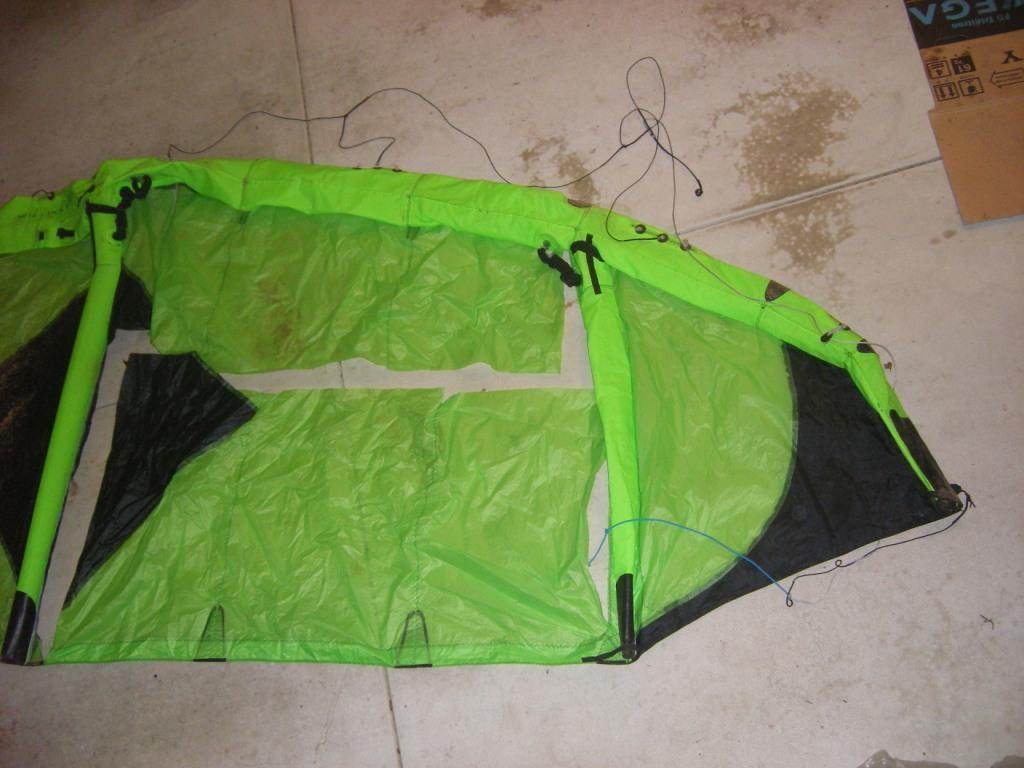 Trashed kite