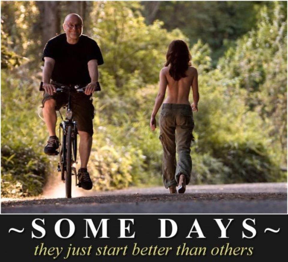 some days just start better than others