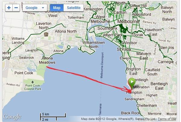 Port Phillip Bay crossing