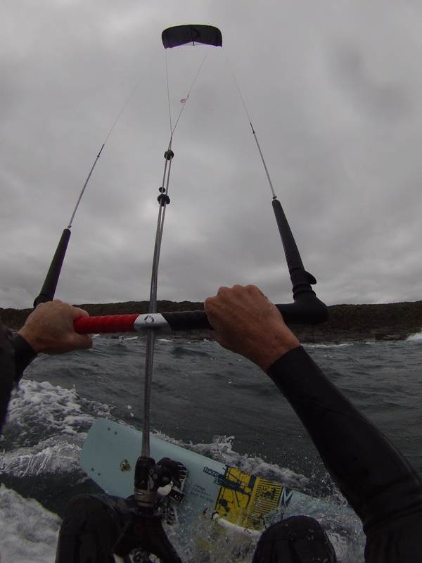 Kitesurfing at Cape Paterson