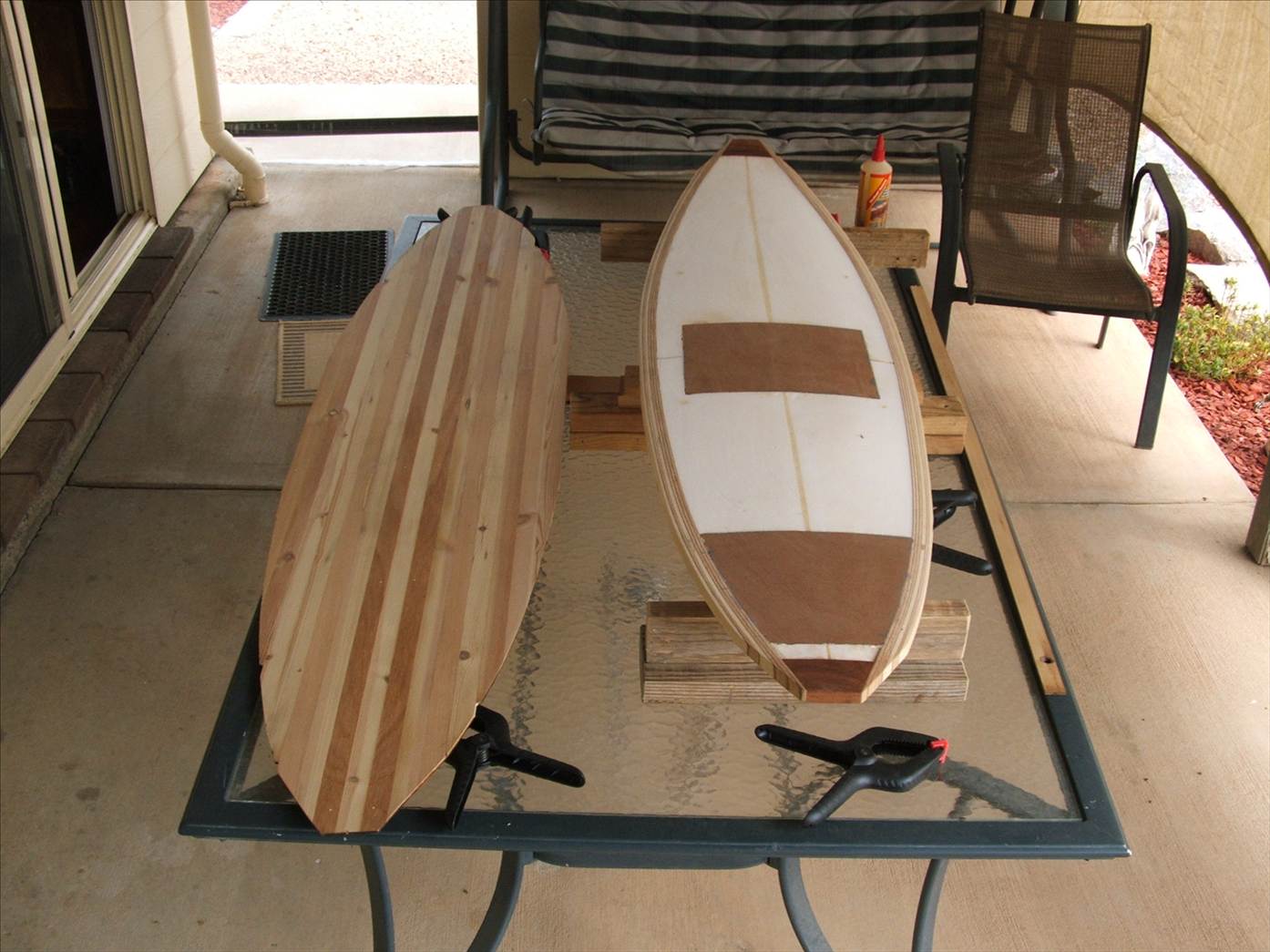glueing decks