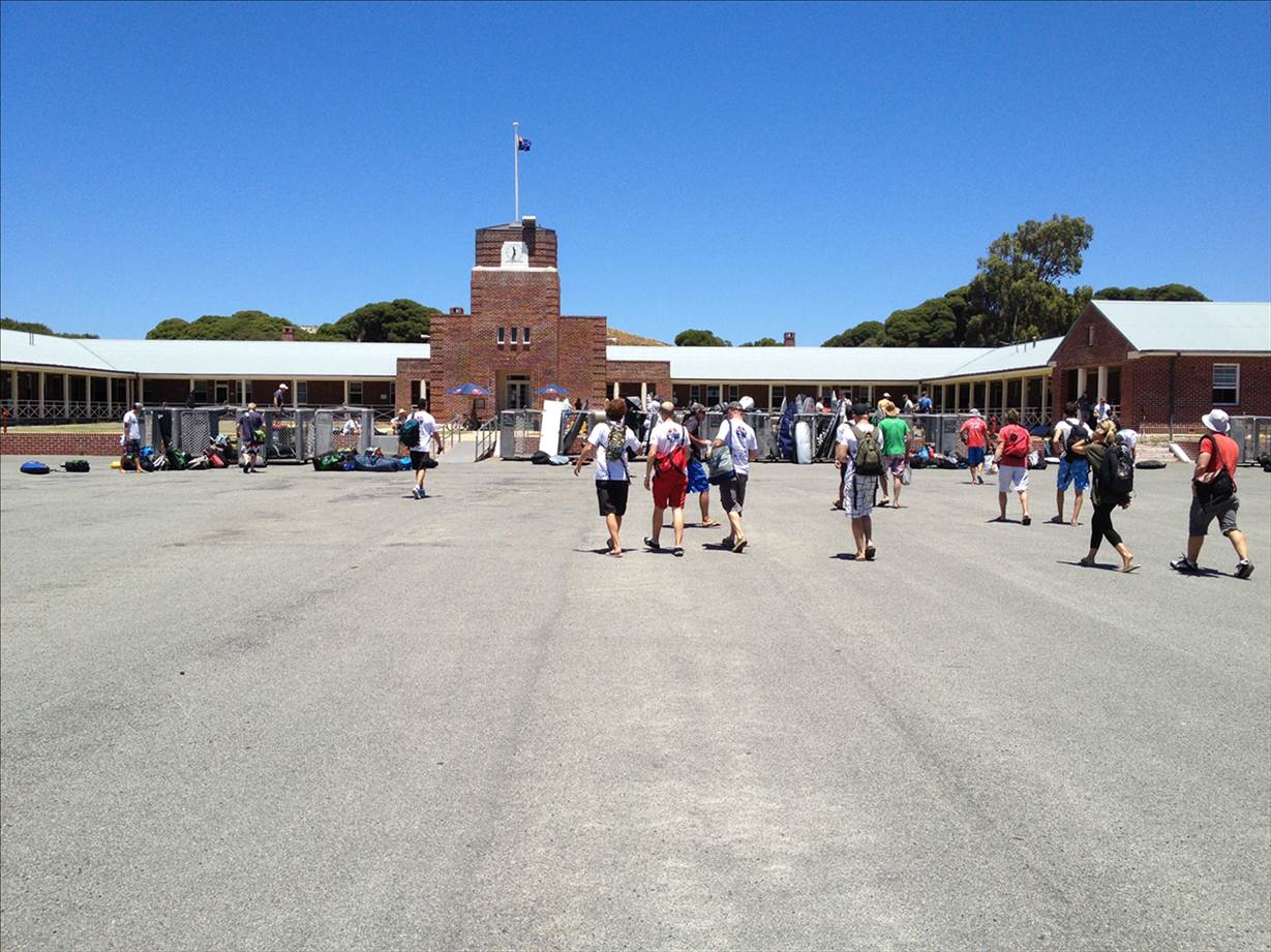 Arrival at Barracks