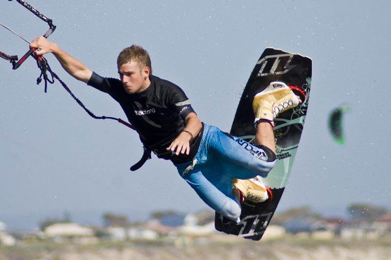Kitesurfing the 'Pond', 19th December, 2012