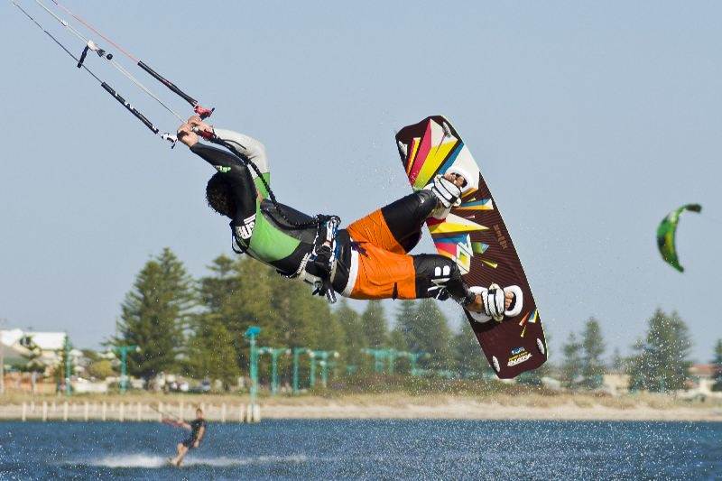 Kitesurfing the 'Pond', 19th December, 2012