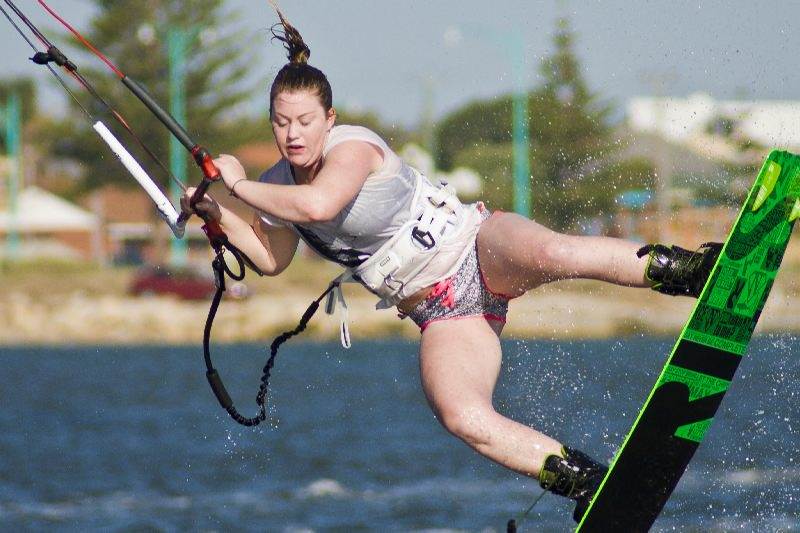 Kitesurfing the 'Pond', 19th December, 2012