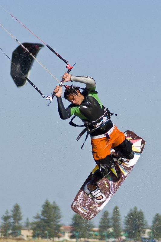 Kitesurfing the 'Pond', 19th December, 2012