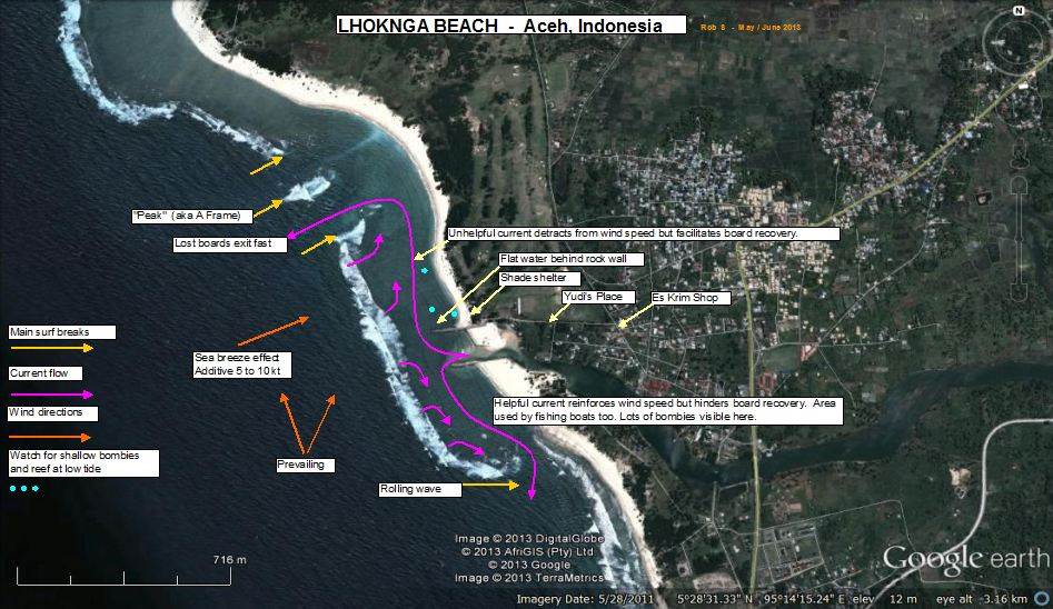 Lhoknga Beach mark-up