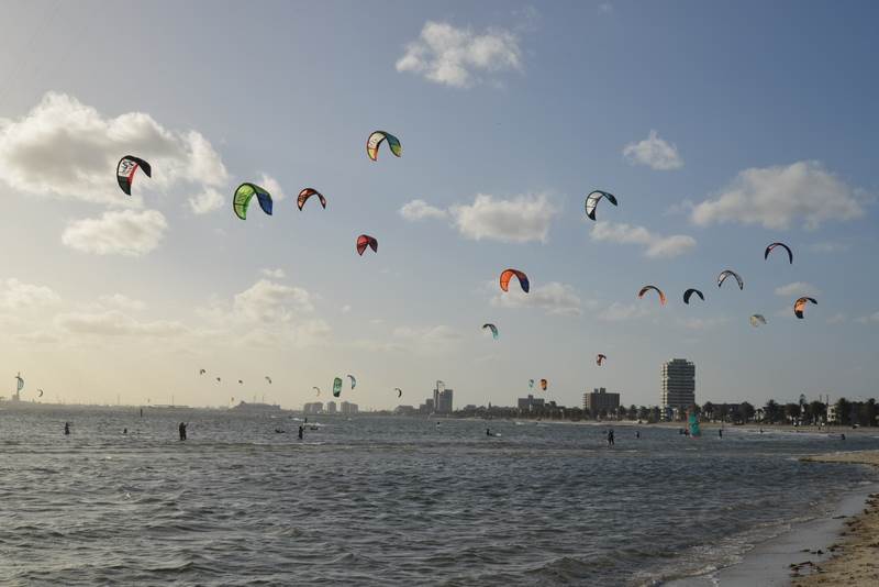 Kitesurfing St Kilda