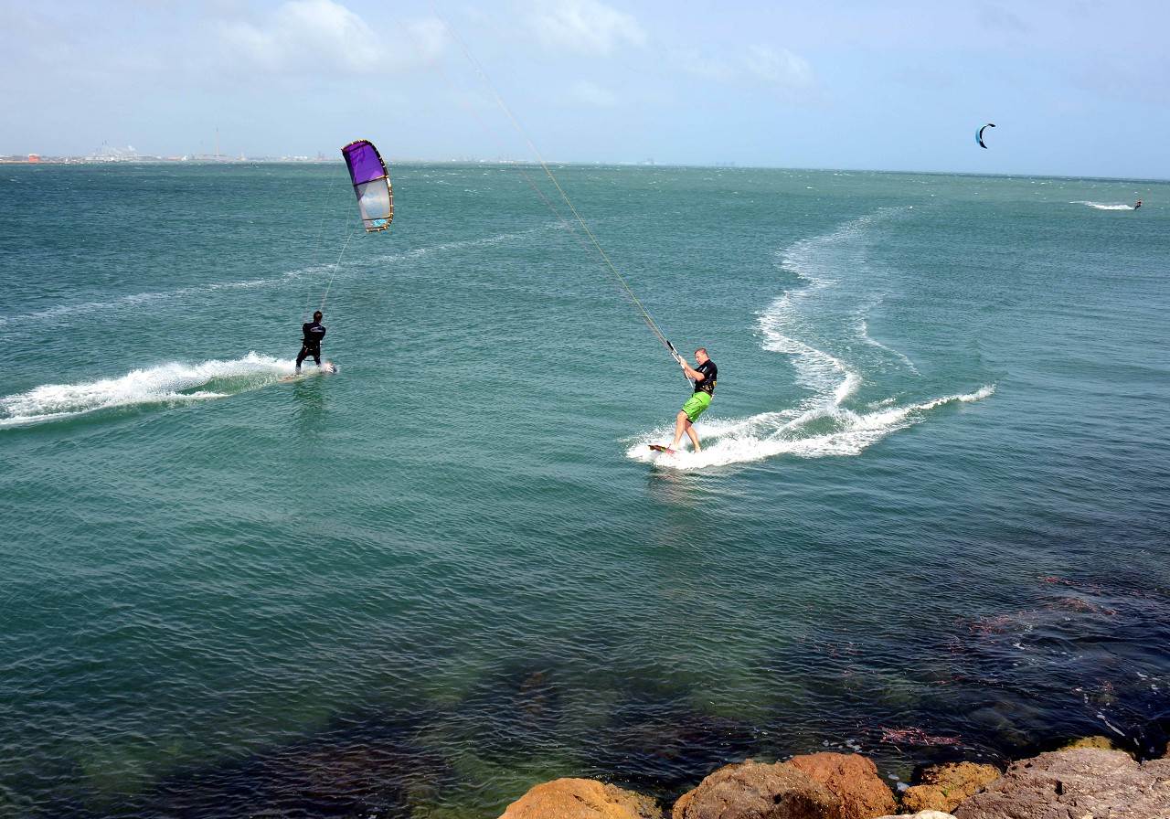 Winter Kiting at Woodies