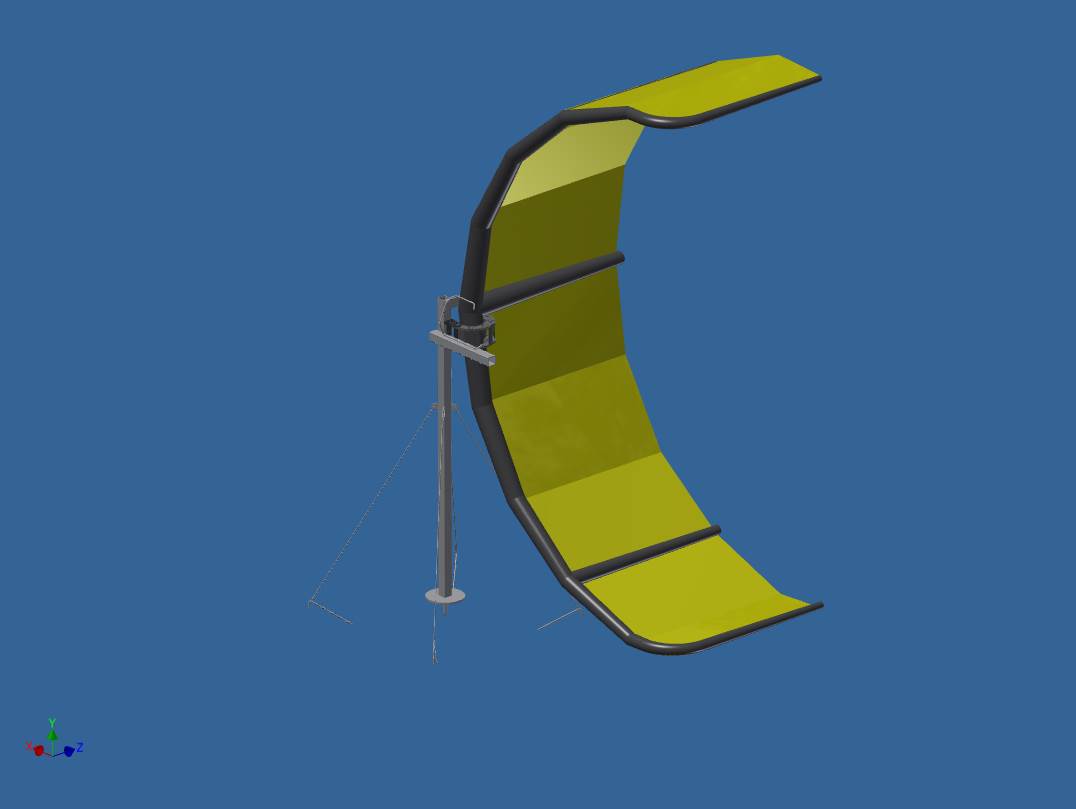 KITE TRAP-KITE HELD FOR LAUNCH