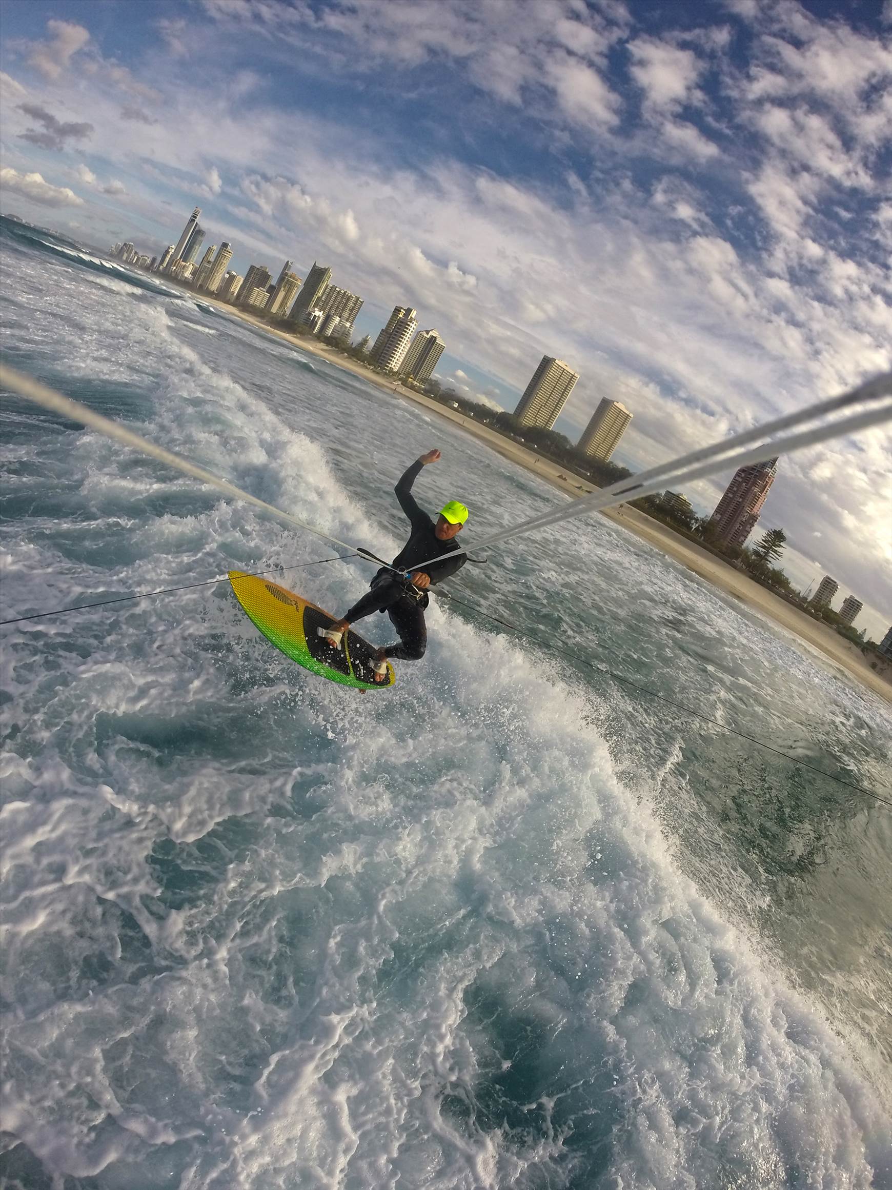 Wave Hydro-foilboarding