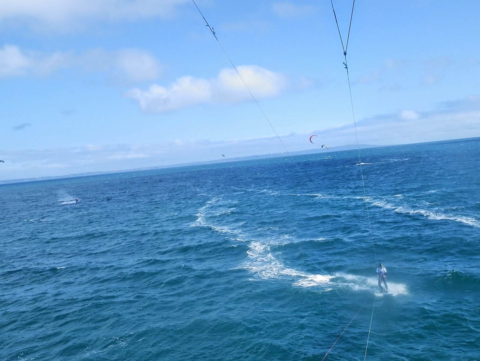 Kitesurfing Across The Bay 2015