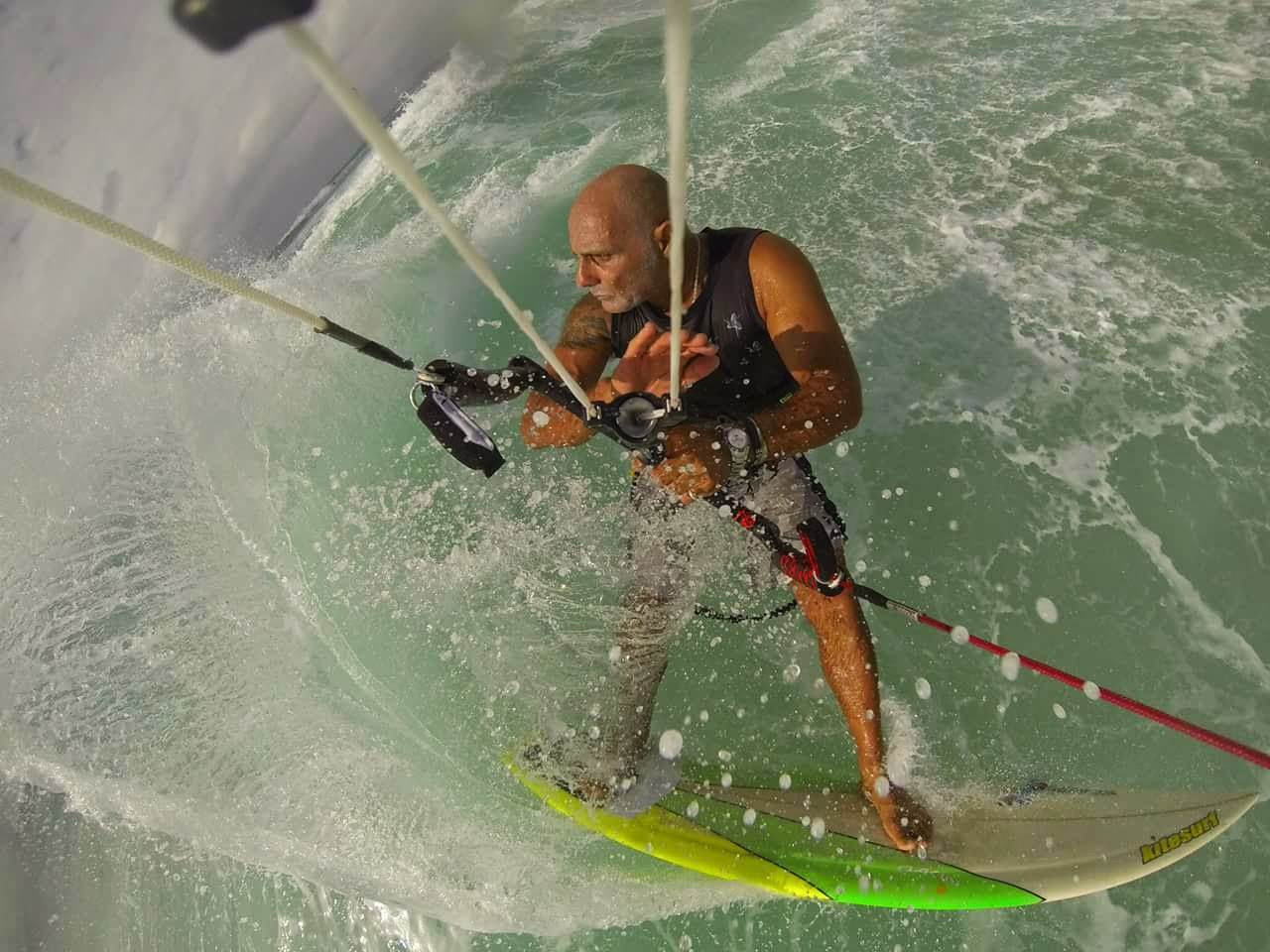 Kitesurfing