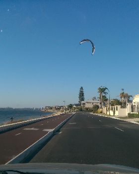 Kitesurfing