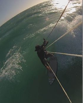 Kitesurfing