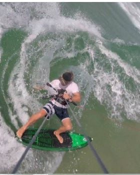 Kitesurfing