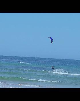 Kitesurfing