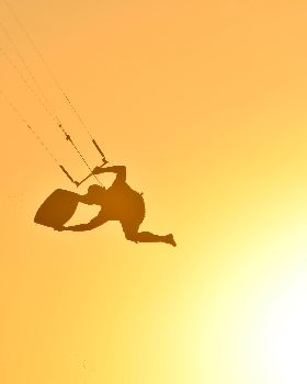 Kitesurfing
