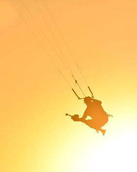 Kitesurfing