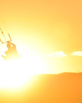 Kitesurfing