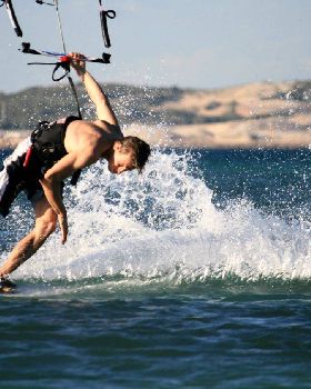 Kitesurfing
