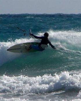 Kitesurfing