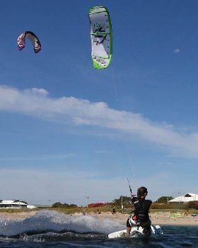 Kitesurfing