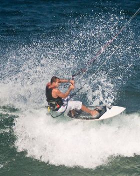Kitesurfing