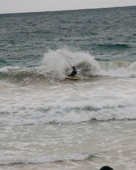 Kitesurfing