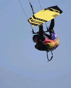 Kitesurfing