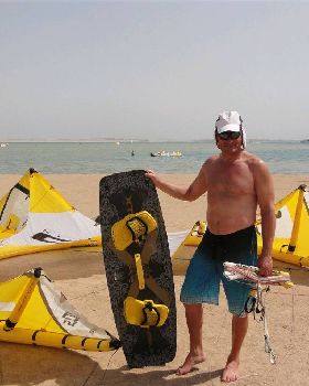 Kitesurfing