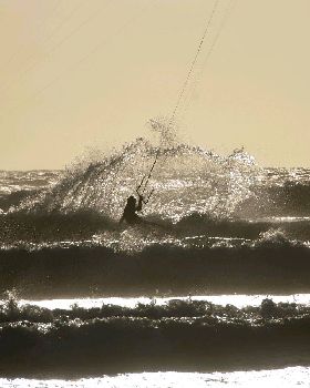 Kitesurfing