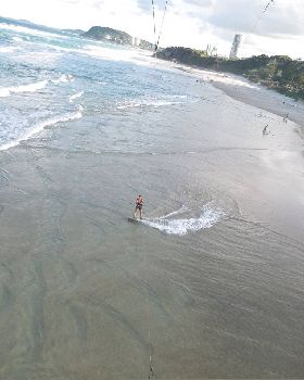 Kitesurfing