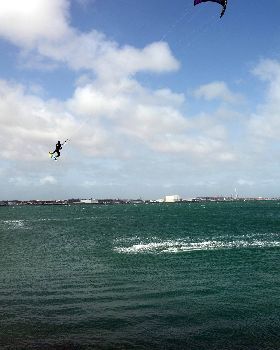 Winter Kiting at Woodies