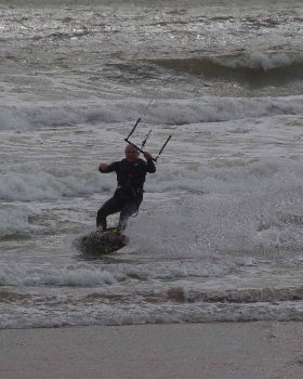 Kitesurfing