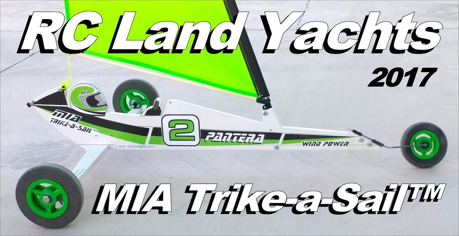 MIA TRIKE A SAIL PANTERA RC LAND YACHT 2017
