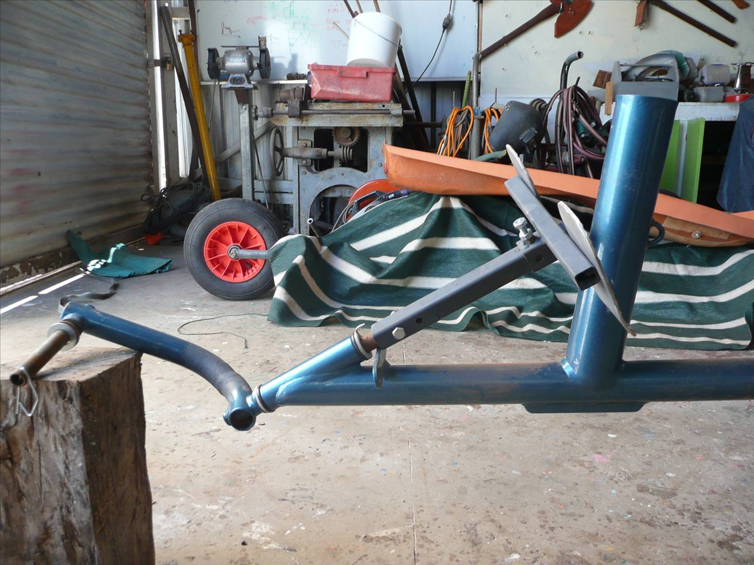 views of Lefroy mini chassis and front assembly