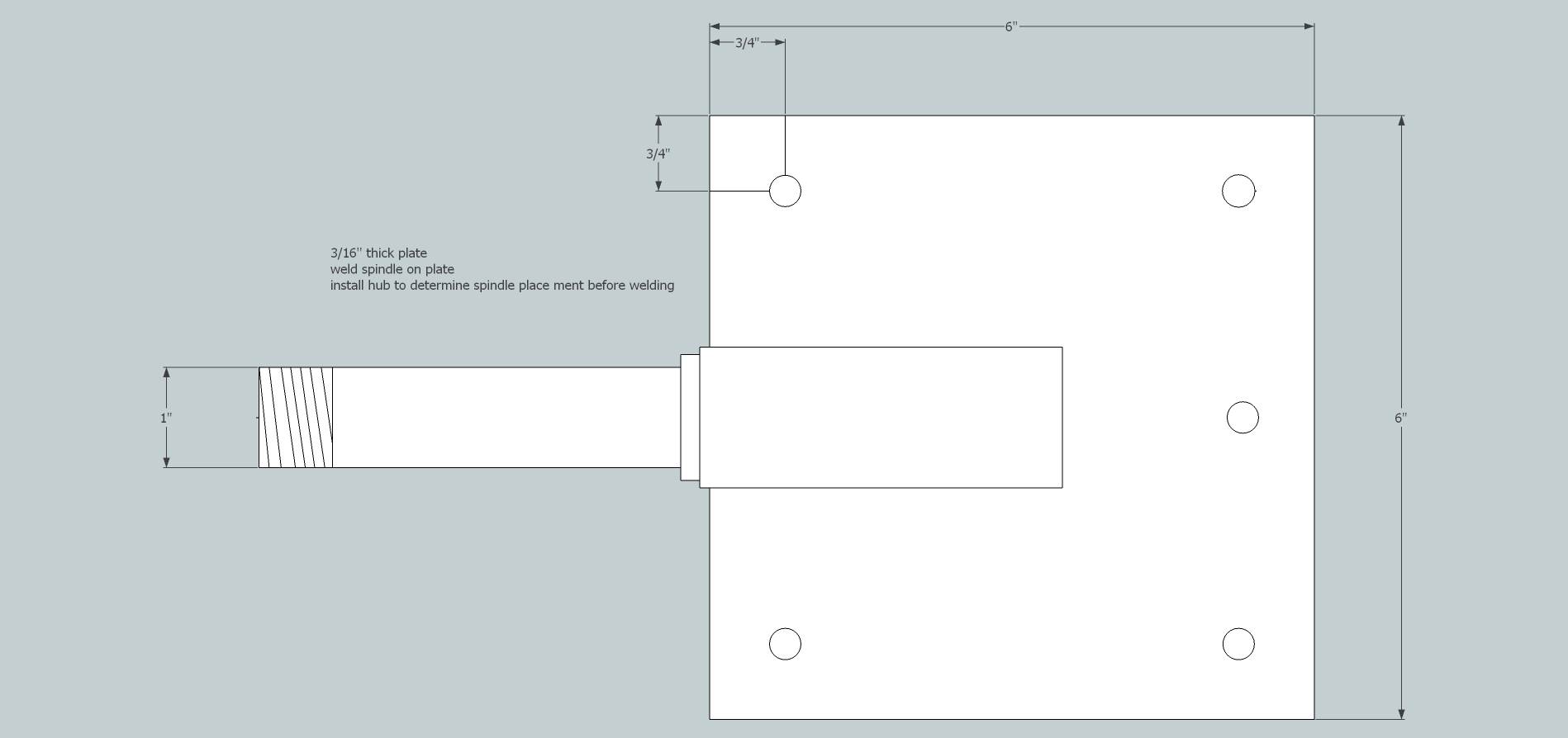 Spindle plate