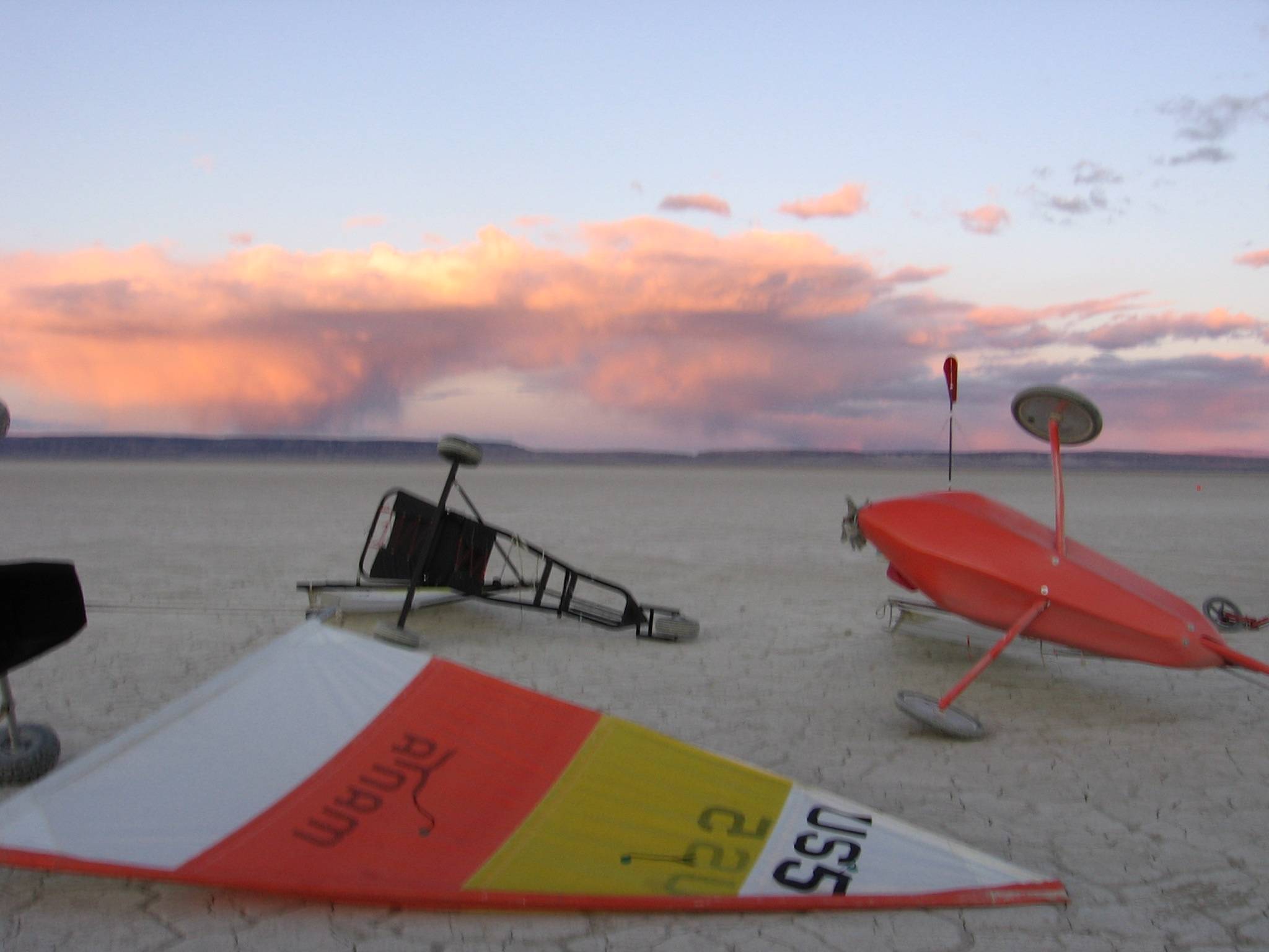 Sailing on the Alvord Desert 