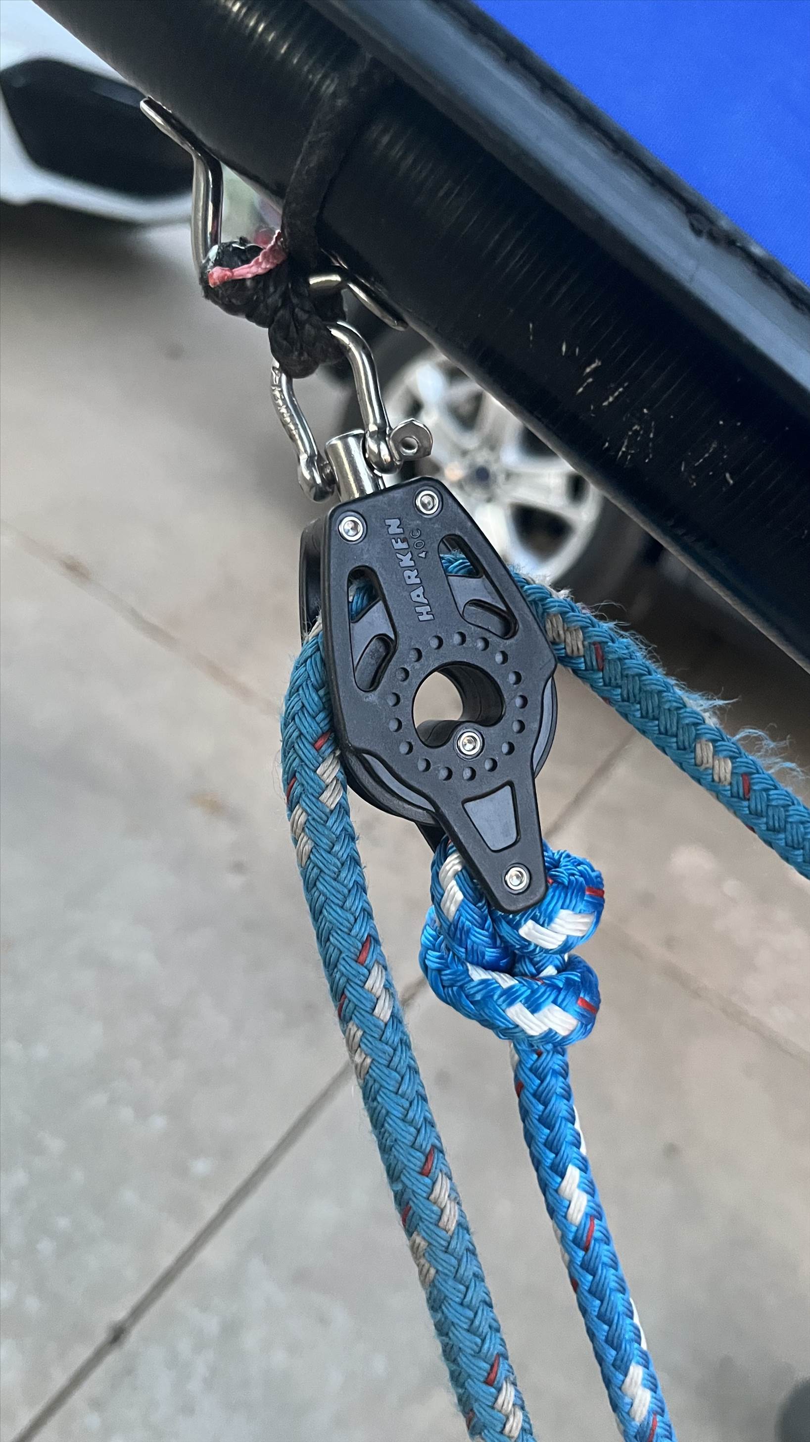 Buggy landsailer conversion