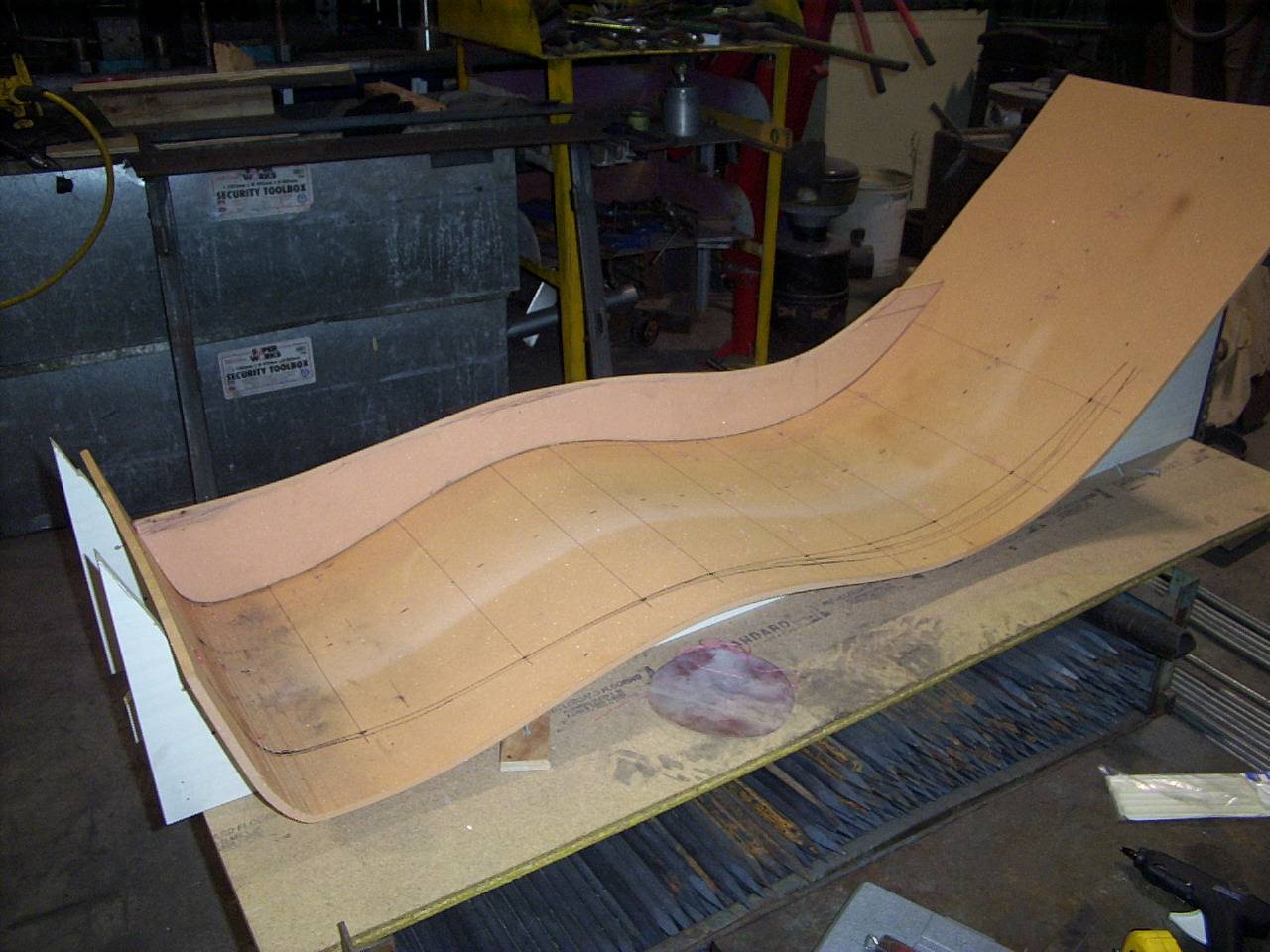 Start of composite seat