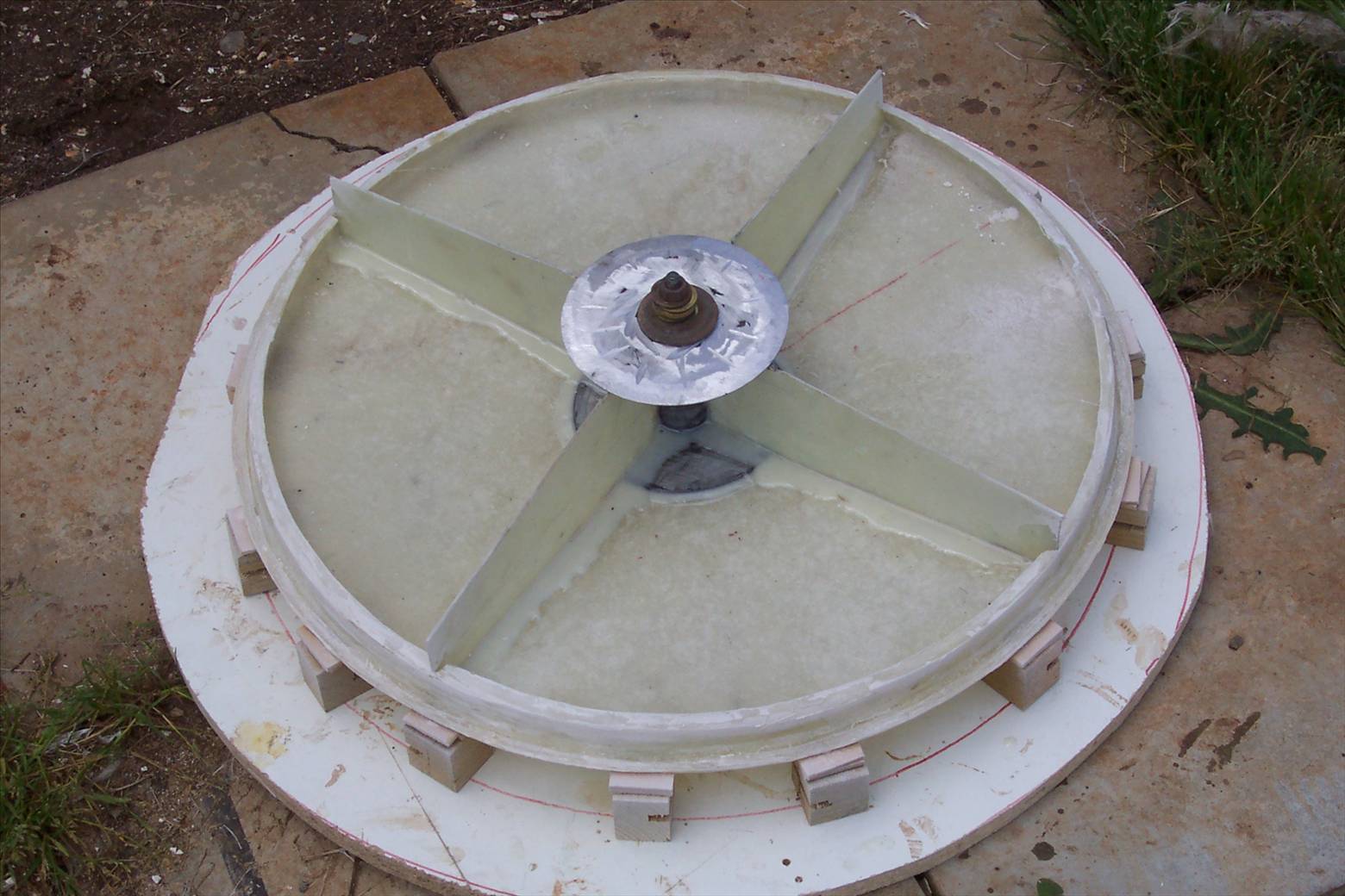 Fitting internal spokes(4) before joining rims
