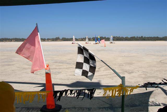 waiting for the field to finish